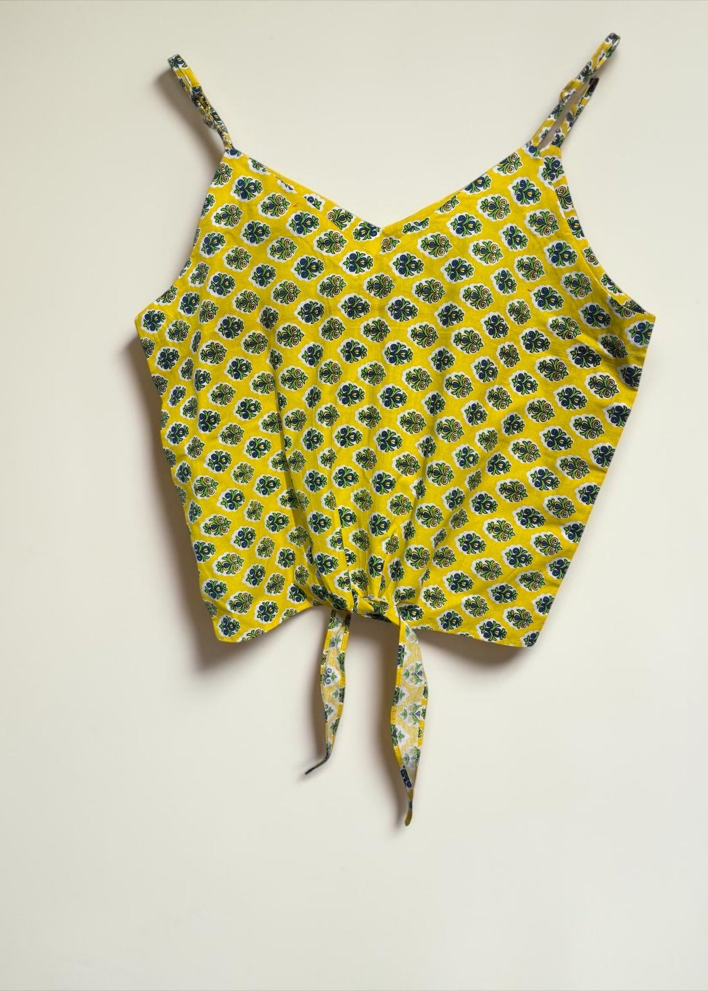 Sunbeam Bloom Tie-Up Cami Top