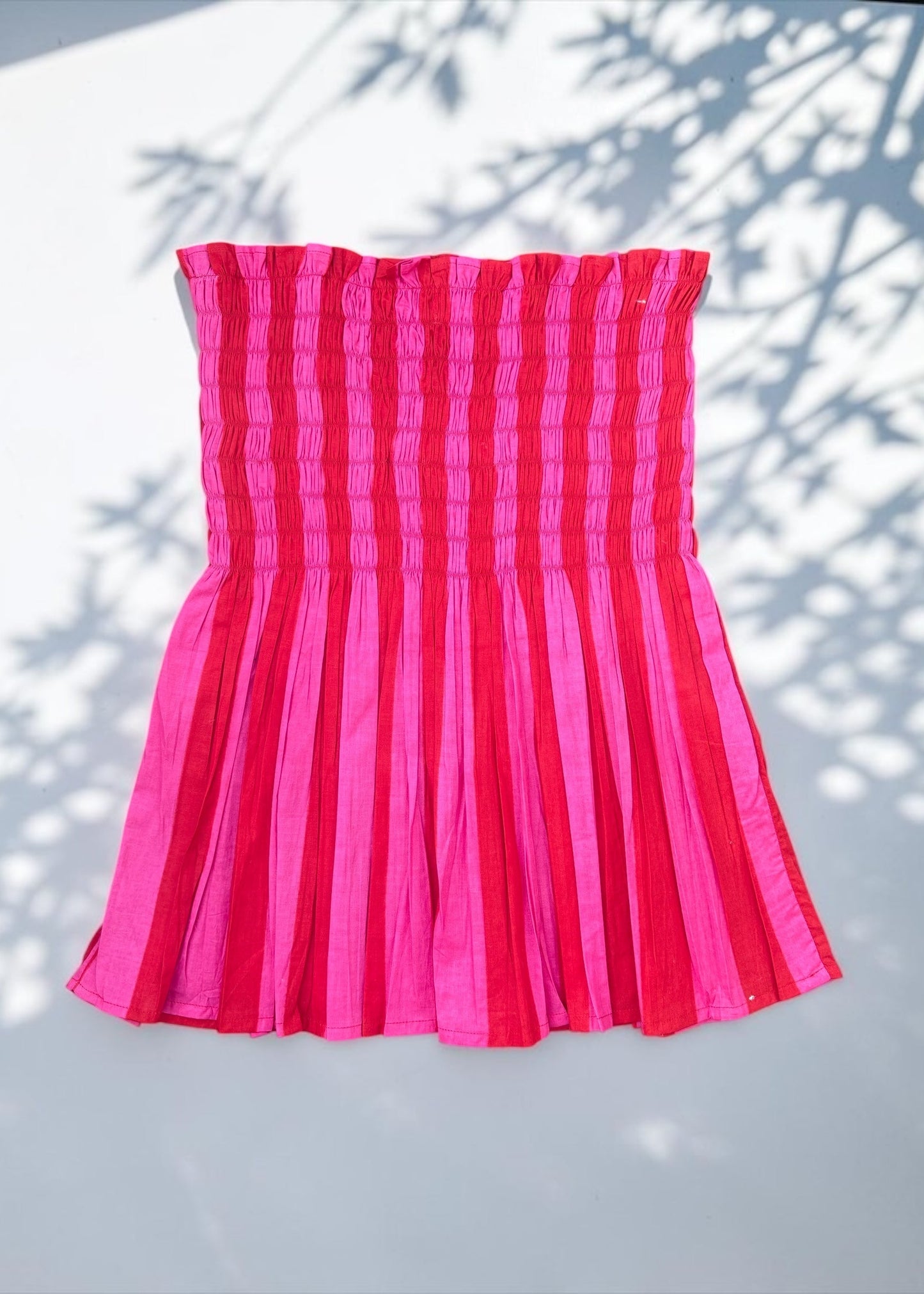 Rosy Breeze Smocked Top — ThatRomeo