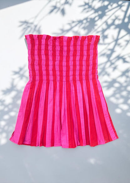 Rosy Breeze Smocked Top — ThatRomeo