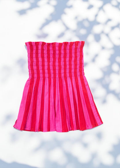 Rosy Breeze Smocked Top — ThatRomeo