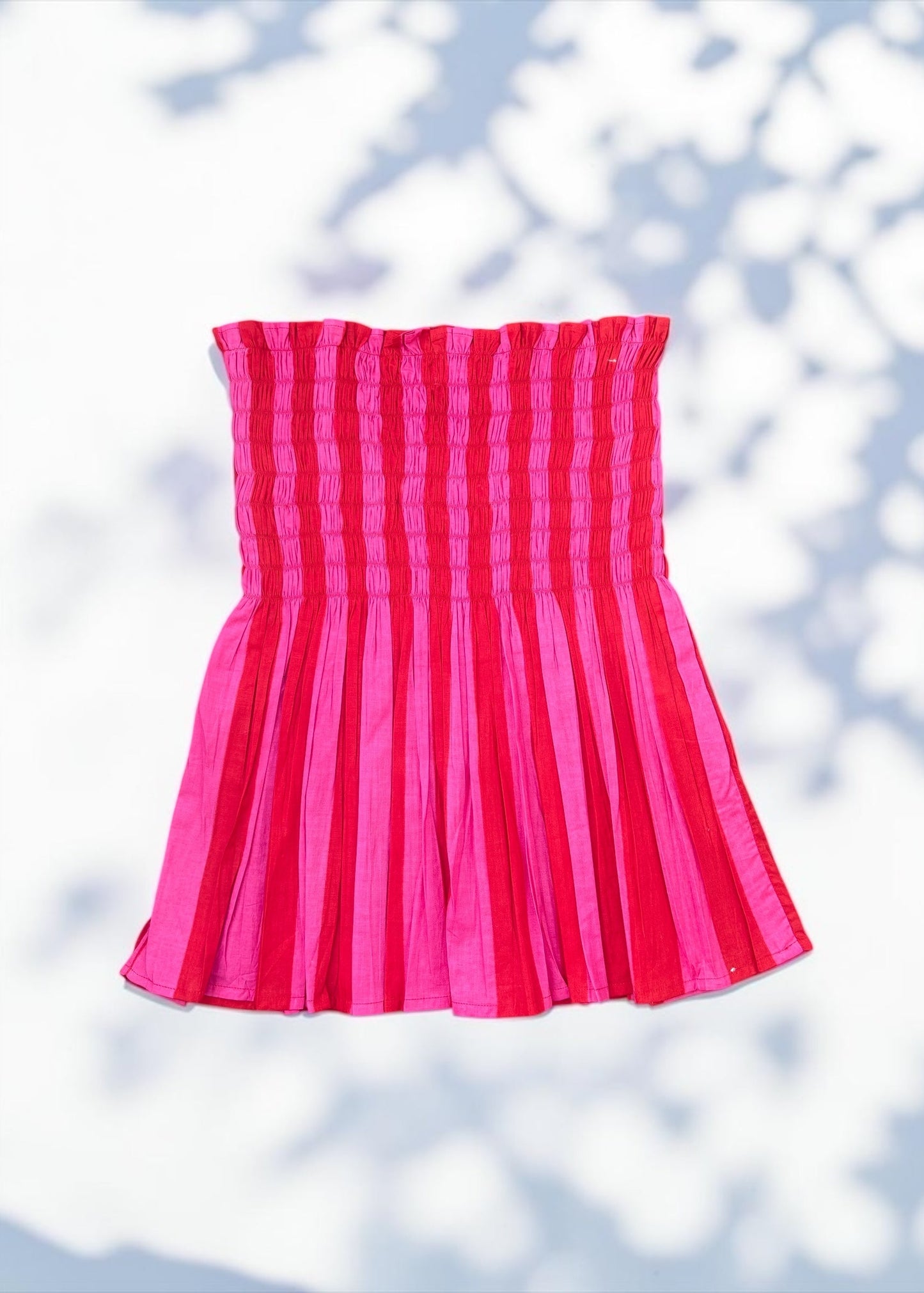 Candy Stripe Smocked Top Duo