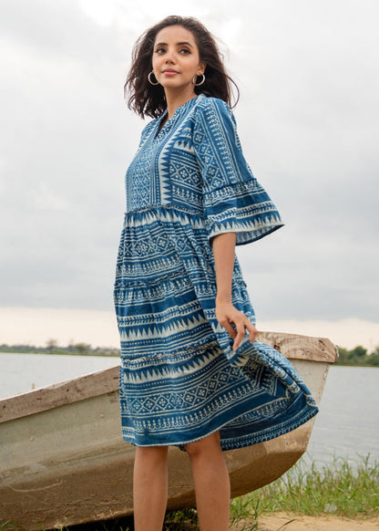 Atea –Cotton Midi Dress