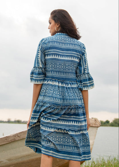 Atea –Cotton Midi Dress