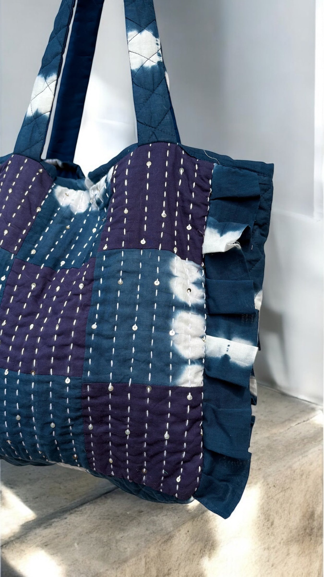 Indigo Rain Tote Bags