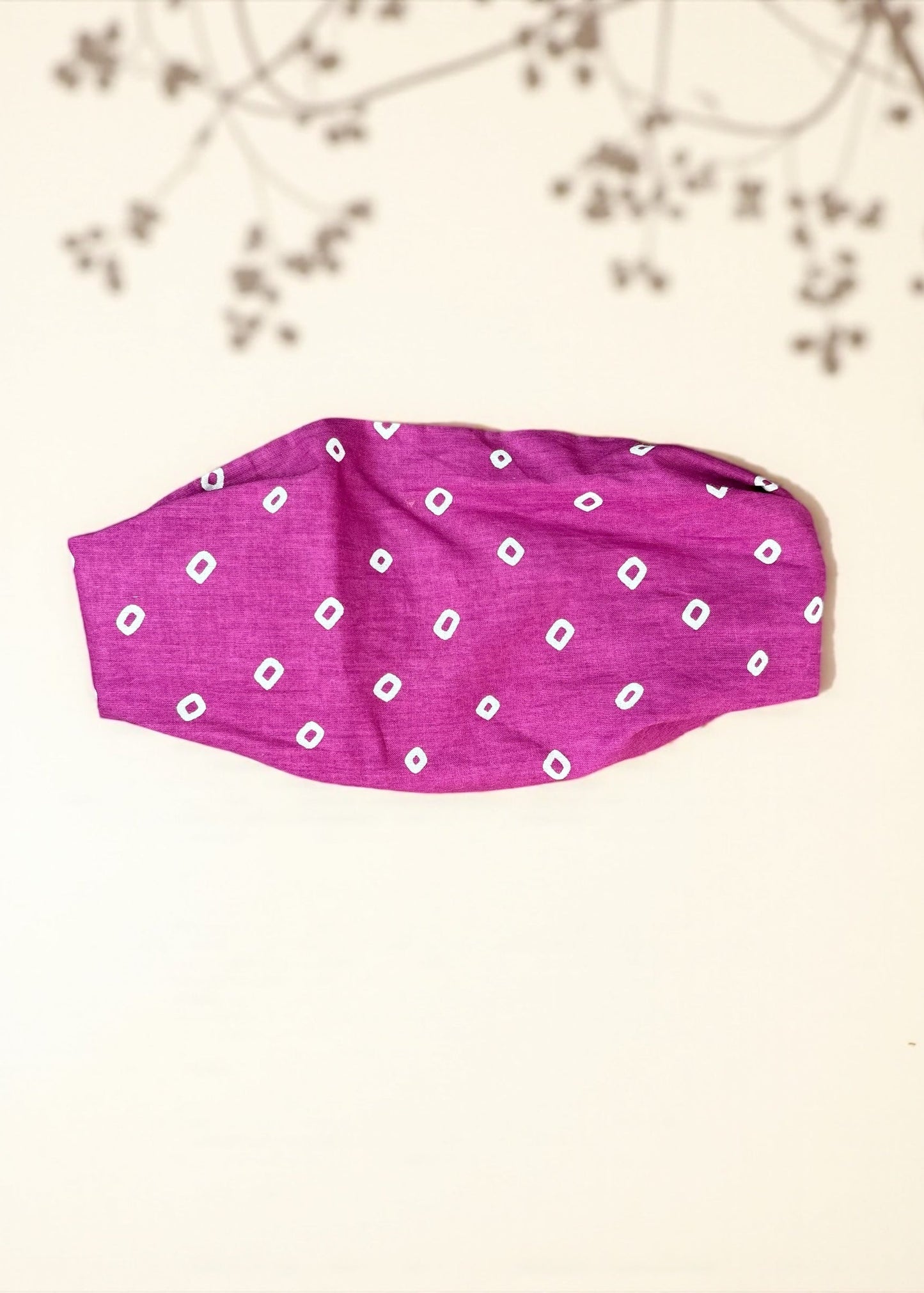 Purple Bandhani Headband
