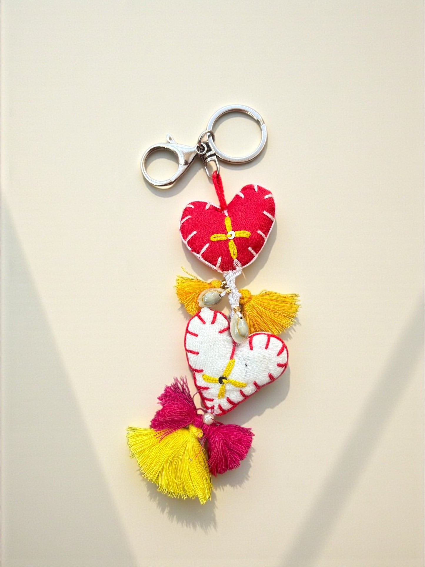 Twin Flame Tassel Charm