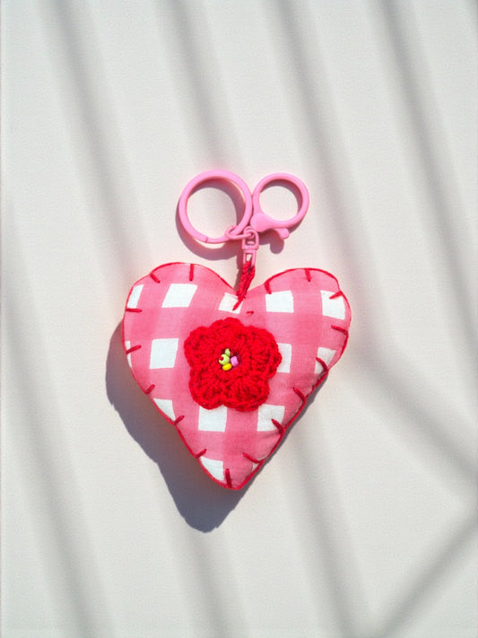 Petal Love Heart Charm
