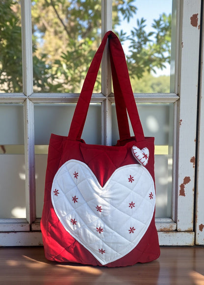 Love Letter Heart Tote