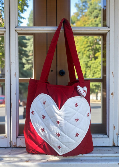 Love Letter Heart Tote