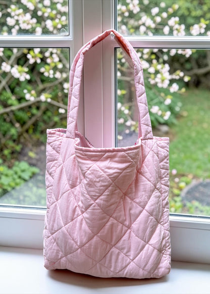 Candy Stripe Kantha Tote