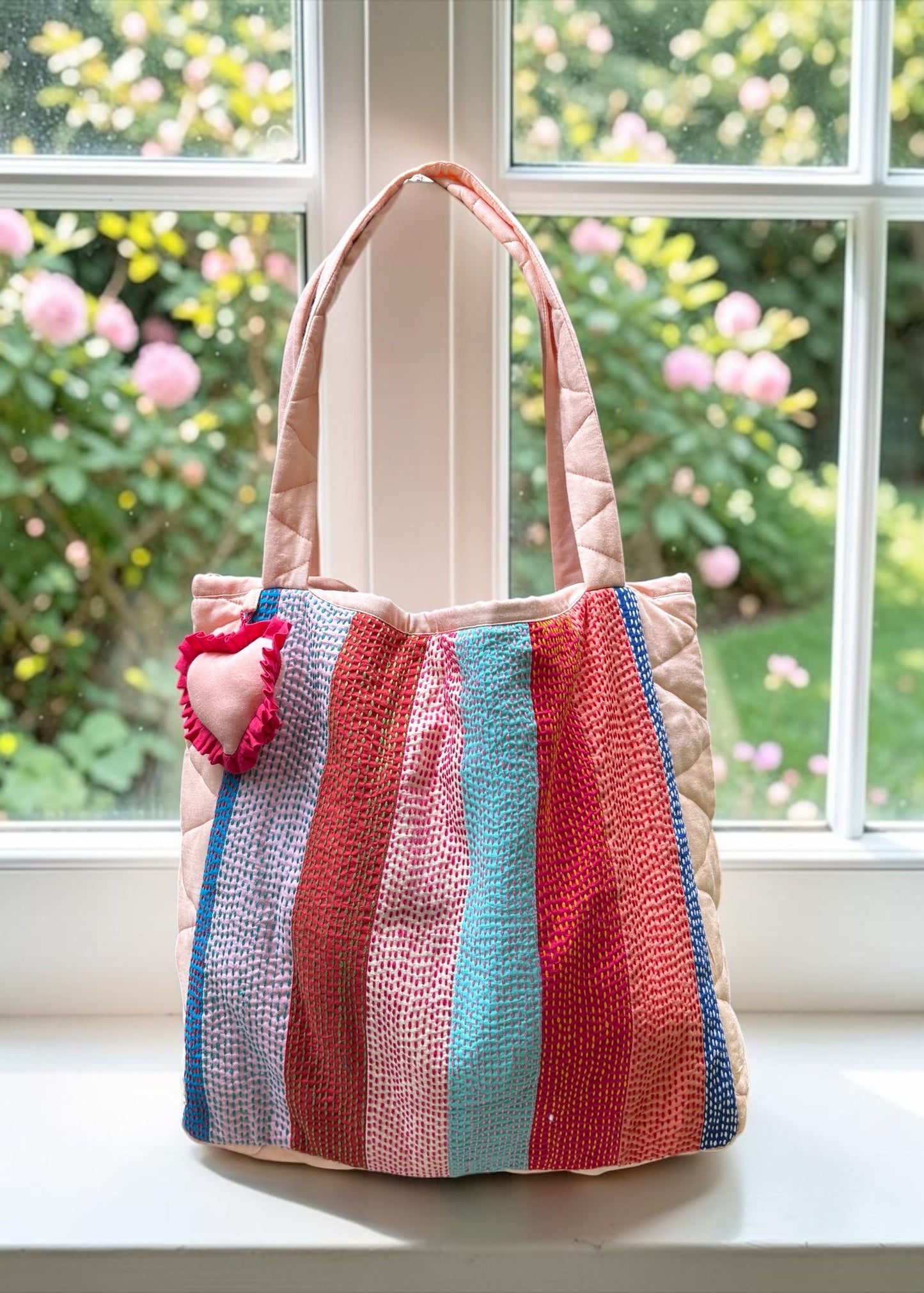 Mosaic Kantha Tote