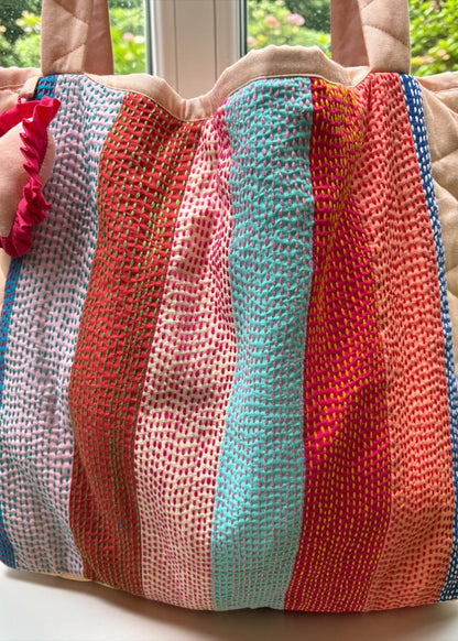Mosaic Kantha Tote