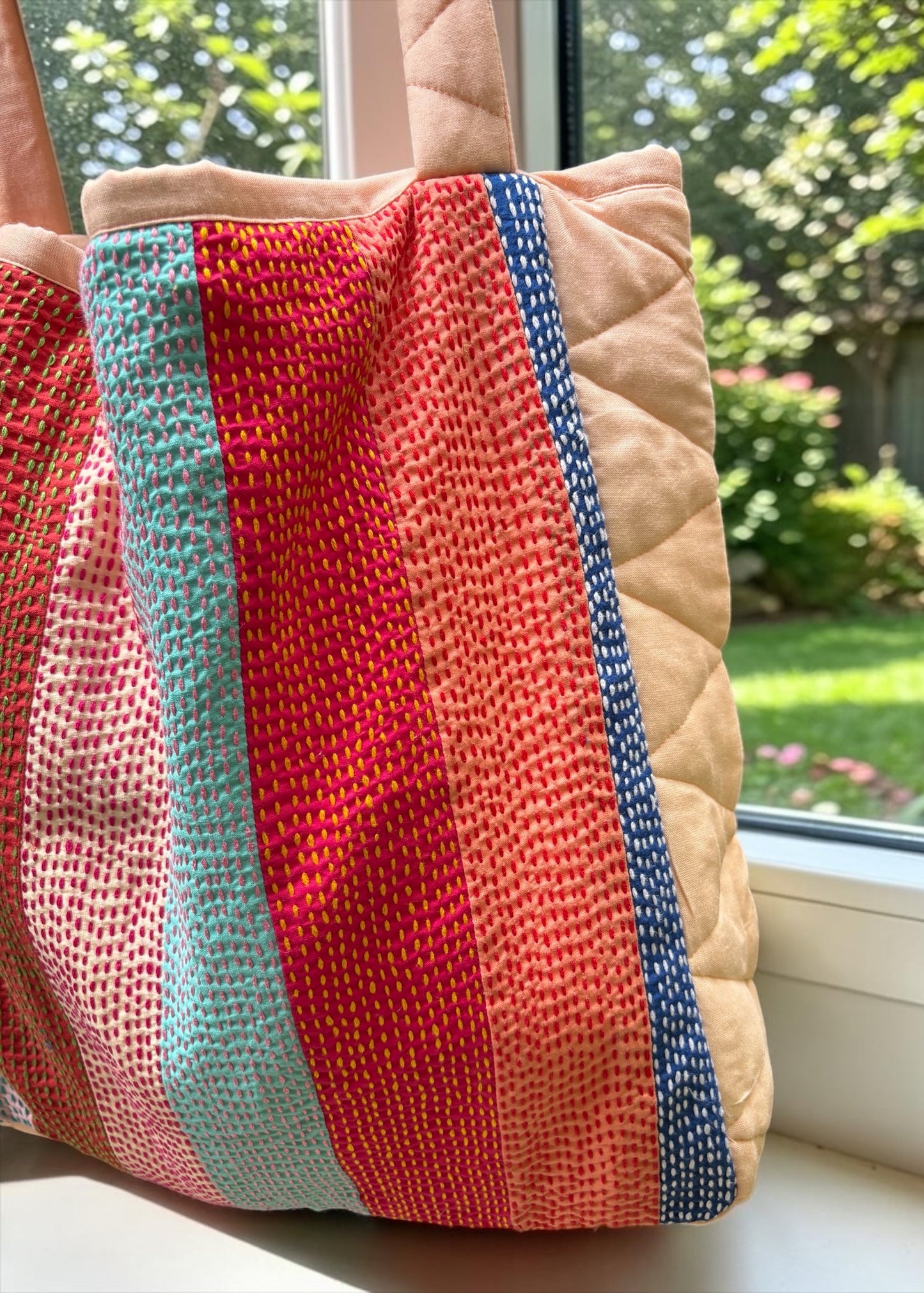 Mosaic Kantha Tote