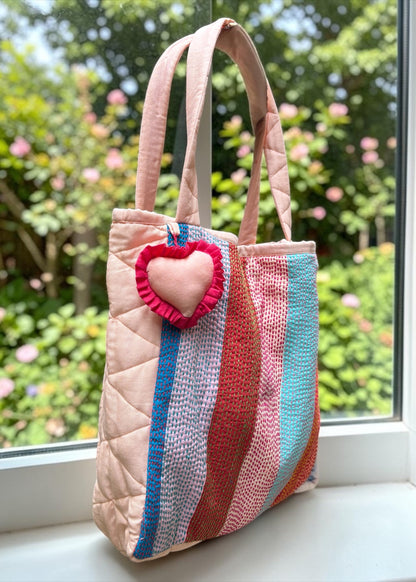 Mosaic Kantha Tote