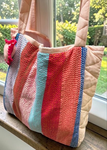 Mosaic Kantha Tote