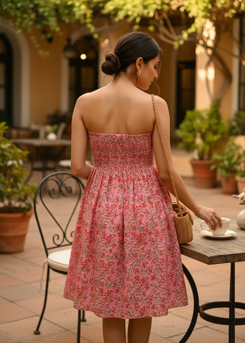 Rosevine Smocked Dress