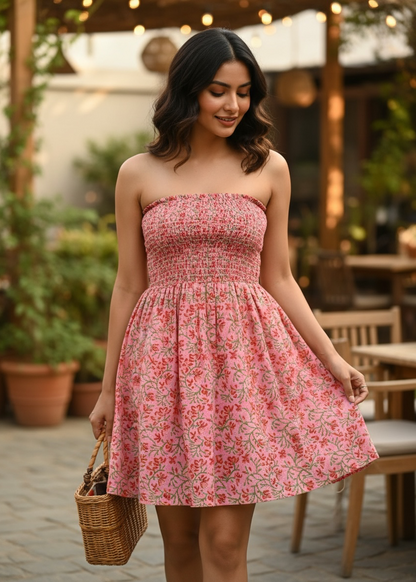 Rosevine Smocked Dress