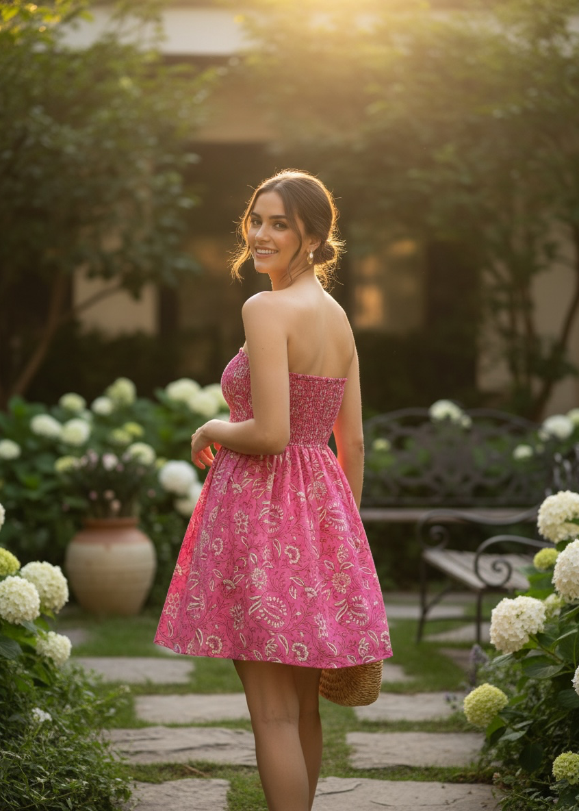 Rosewood Paisley Smocked Dress