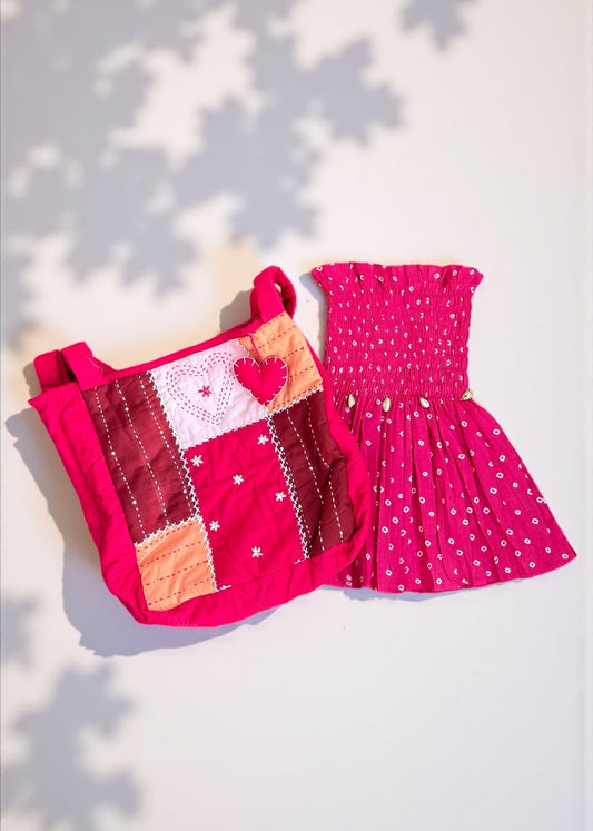 Pink Patchwork Festive Hamper