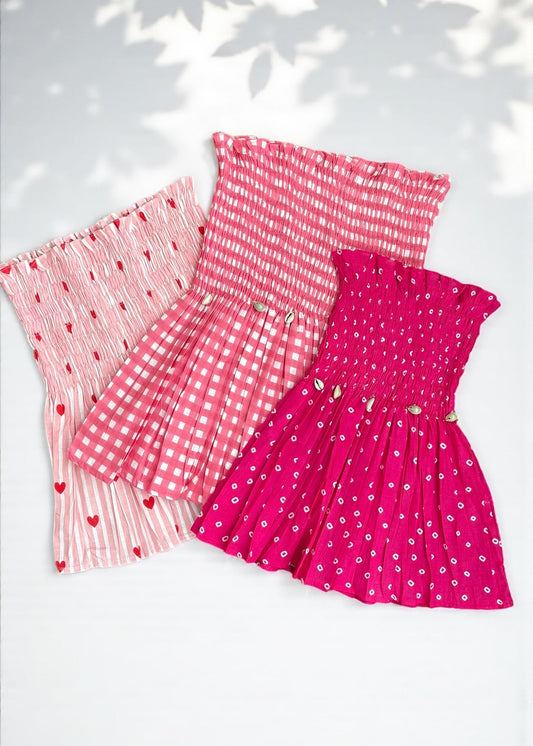 The Pink Edit — Smocked Top Trio