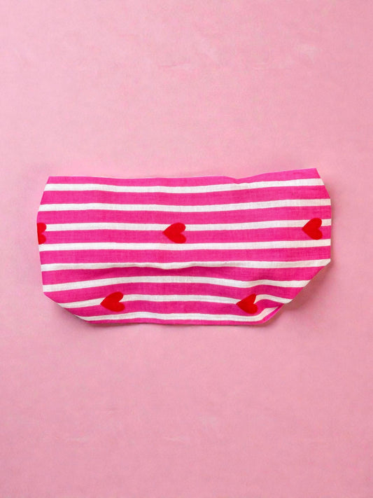 Candy Heart Stripe Headband