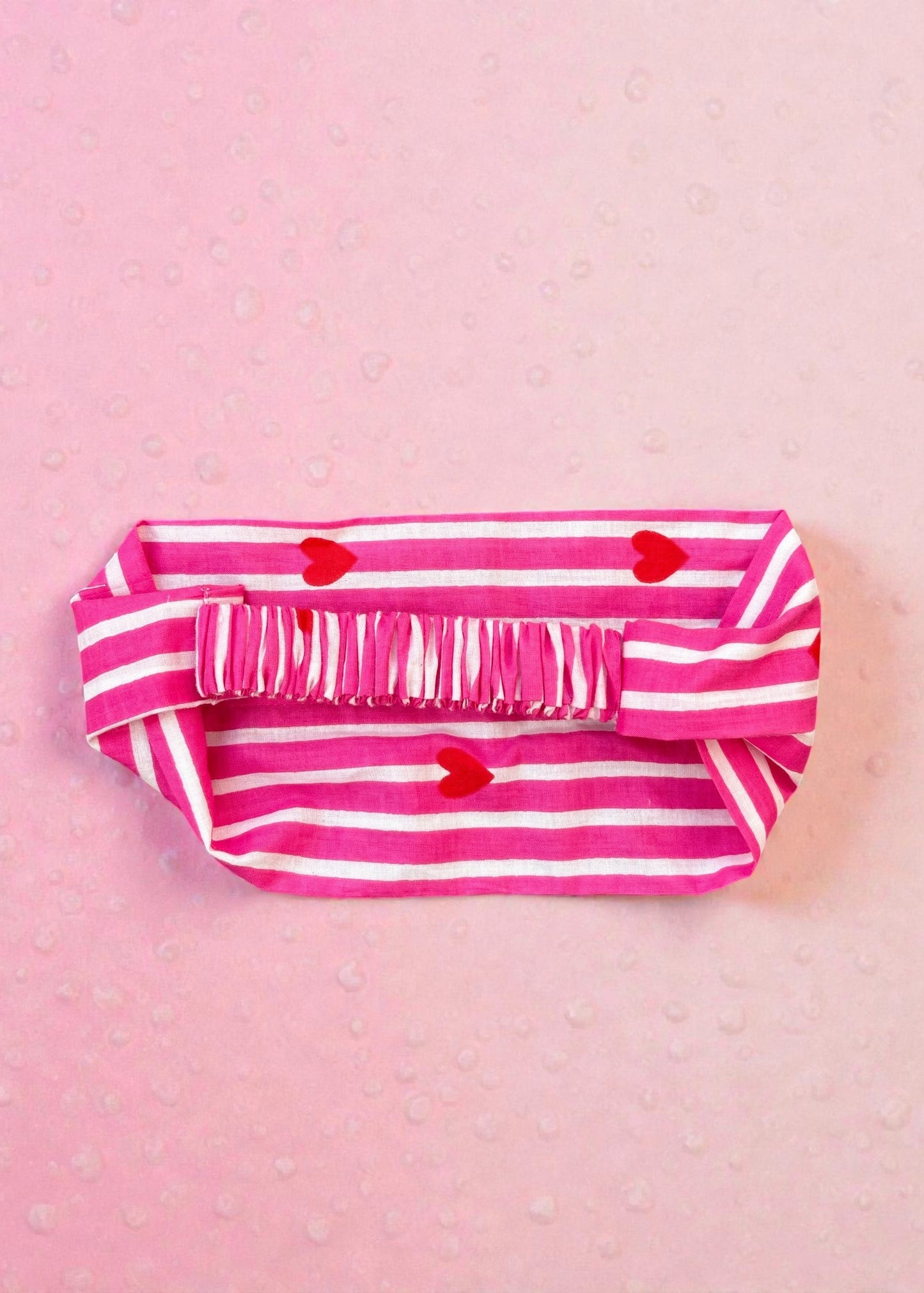 Candy Heart Stripe Headband