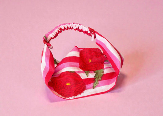 Rosé Bloom Gathered Headband