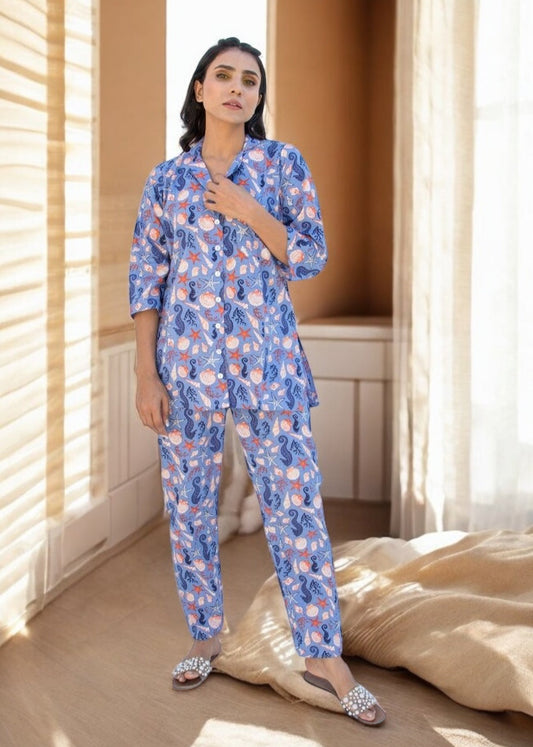 Aquarian – Cotton Co-ord Set