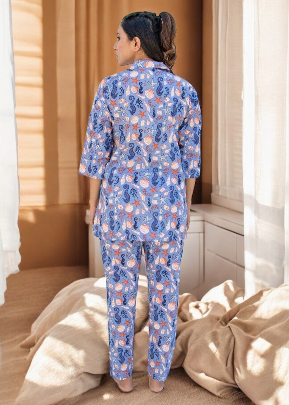 Aquarian – Cotton Co-ord Set
