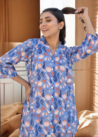 Aquarian – Cotton Co-ord Set