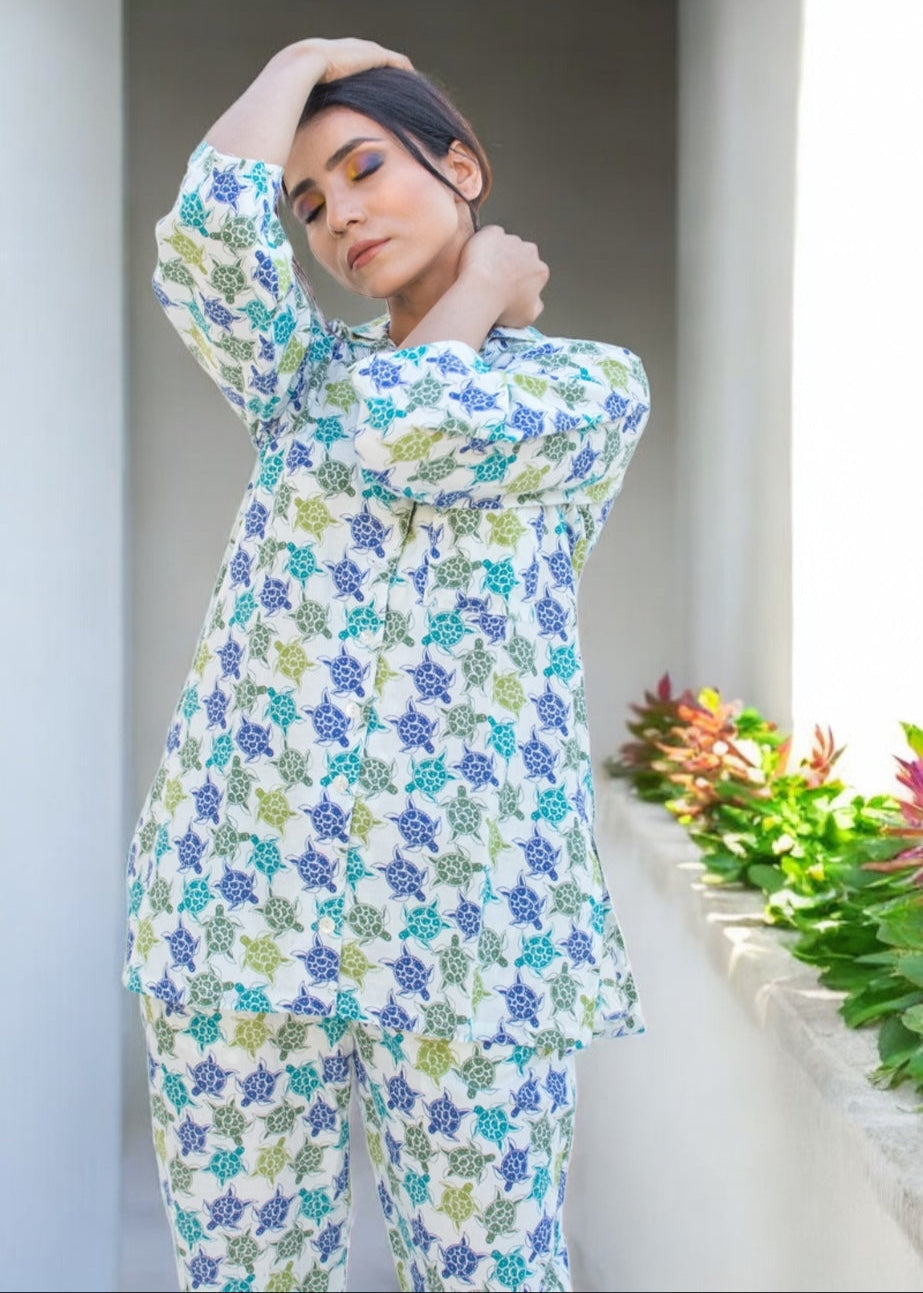 Sea Spell – Cotton Co-ord Set