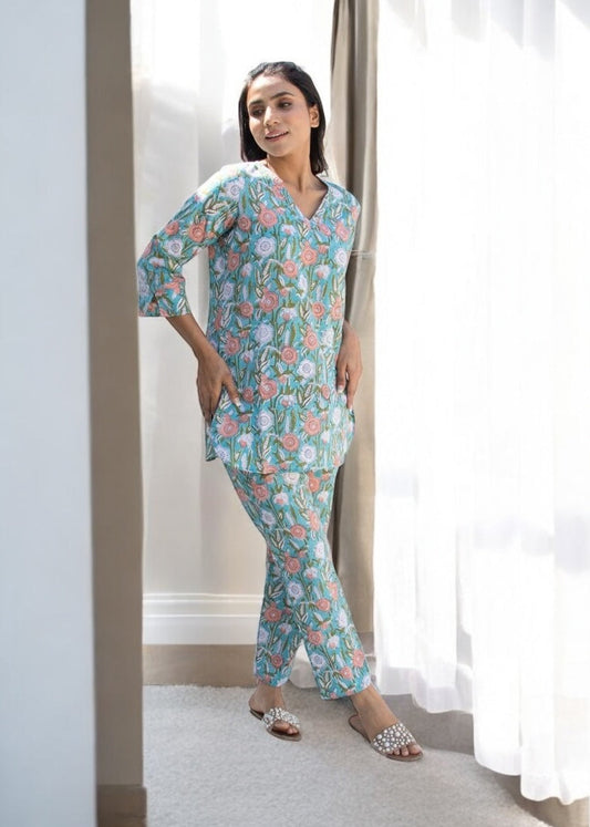 Blossom – Cotton  Co-ord Set