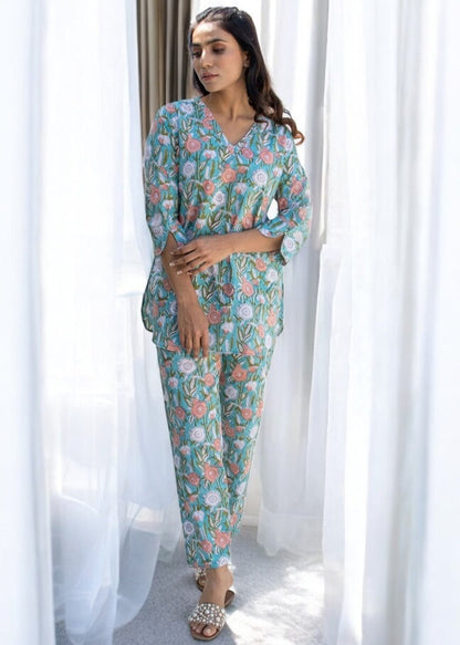 Blossom – Cotton  Co-ord Set