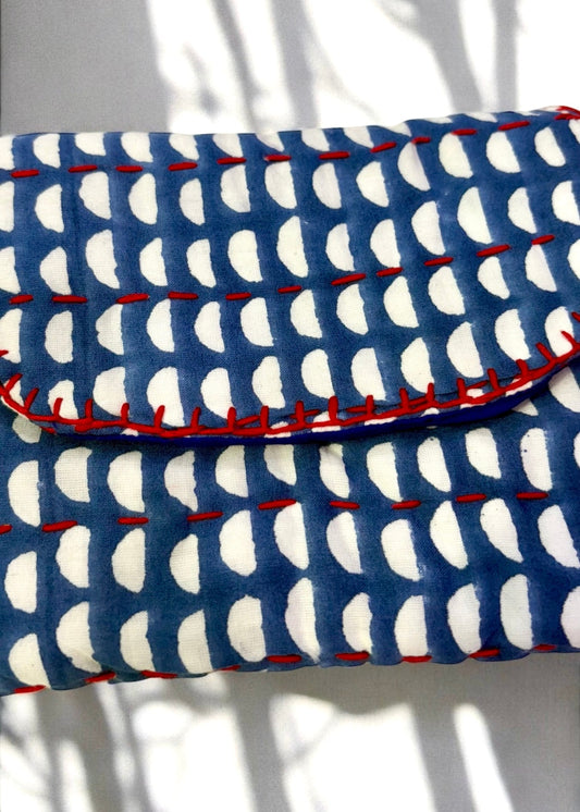 Half Moon – Kantha Stitched Wallet