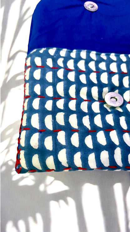 Half Moon – Kantha Stitched Wallet