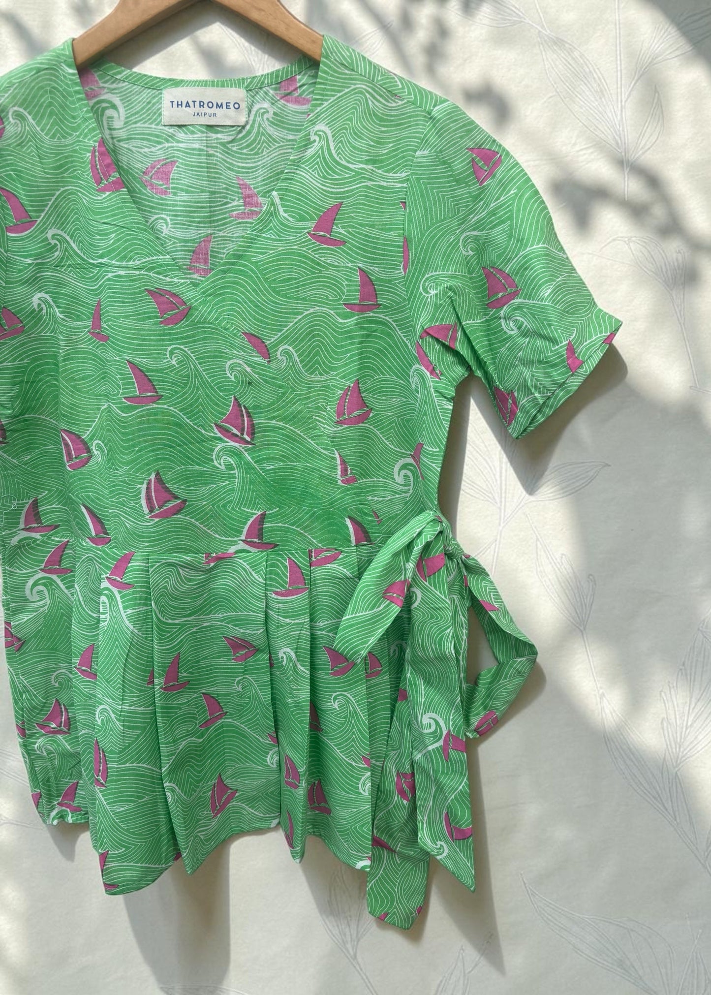 Midnight Muse Smocked Top