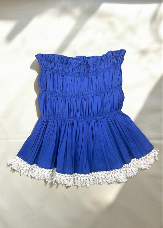 Boho Mosaic Smocked Top — ThatRomeo