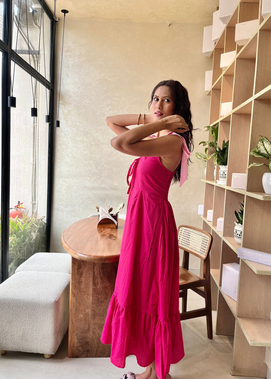 JOY – Organic Cotton Strappy Dress